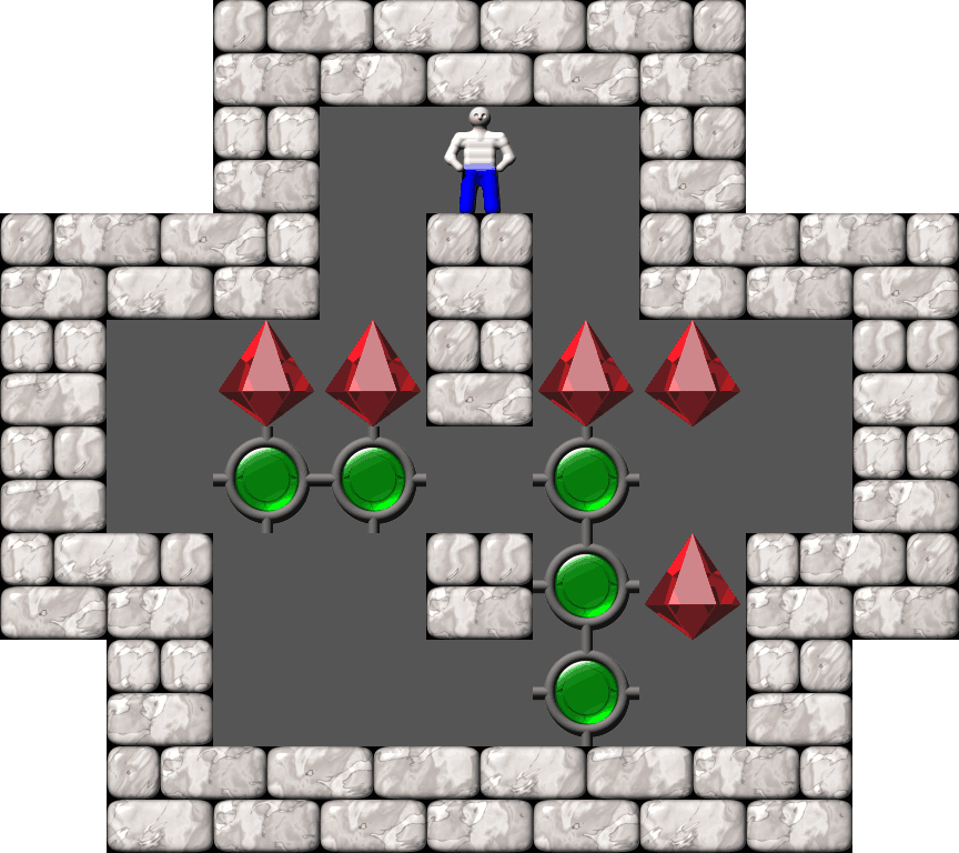 Sokoban Yoshio Murase's Hand-Made level 24